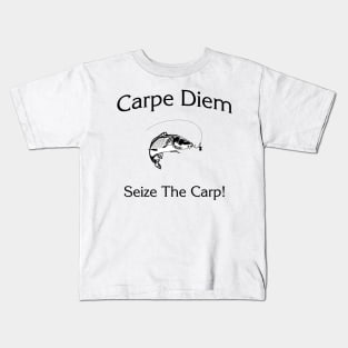 Fun & Unique Carpe Diem T-shirt Design Kids T-Shirt